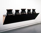 Haim Steinbach Untitled (elephant footstools, elep...