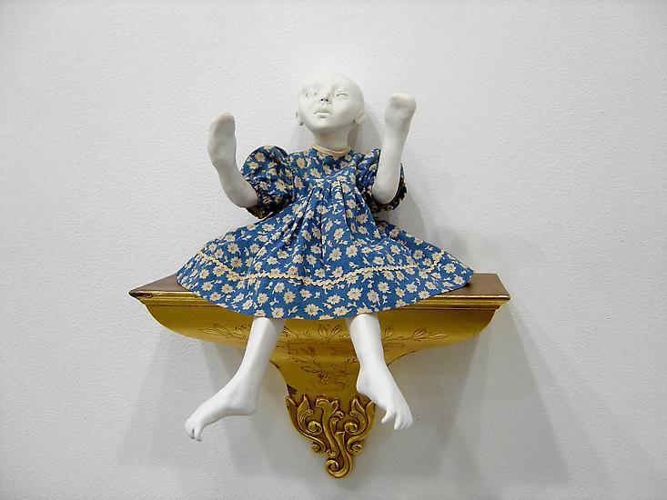 Peggy PREHEIM Blue 1991/2004 white clay, antique d...