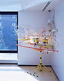 Sarah Sze Hidden Relief 2001 mixed media dimension...