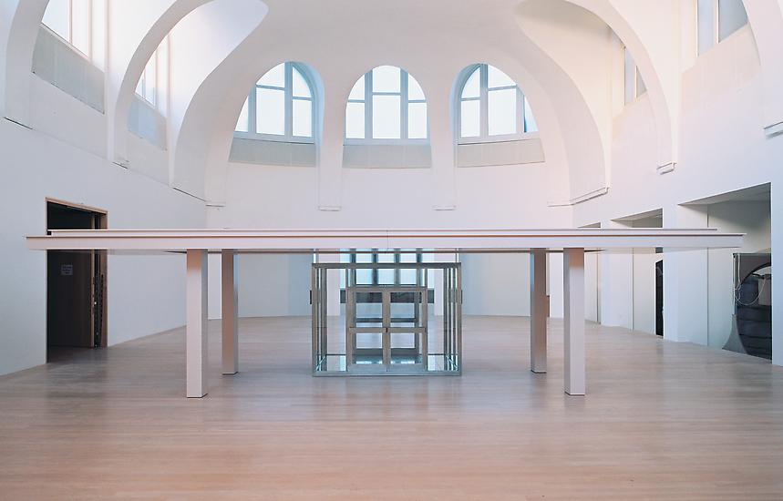 Sabine HORNIG Schule 2007 wood laquered aluminum a...