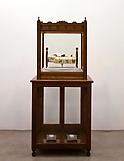 Peggy PREHEIM Raising Time 2007 clay, antique fabr...