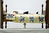 Peggy PREHEIM Raising Time 2007 clay, antique fabr...