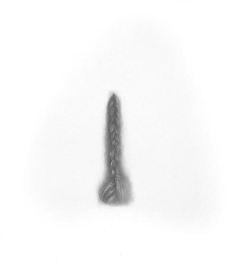 Peggy PREHEIM Plait 2007 pencil on paper 14 x 11 i...