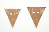 Jack Strange Worried Couple 2009 cardboard, nails...