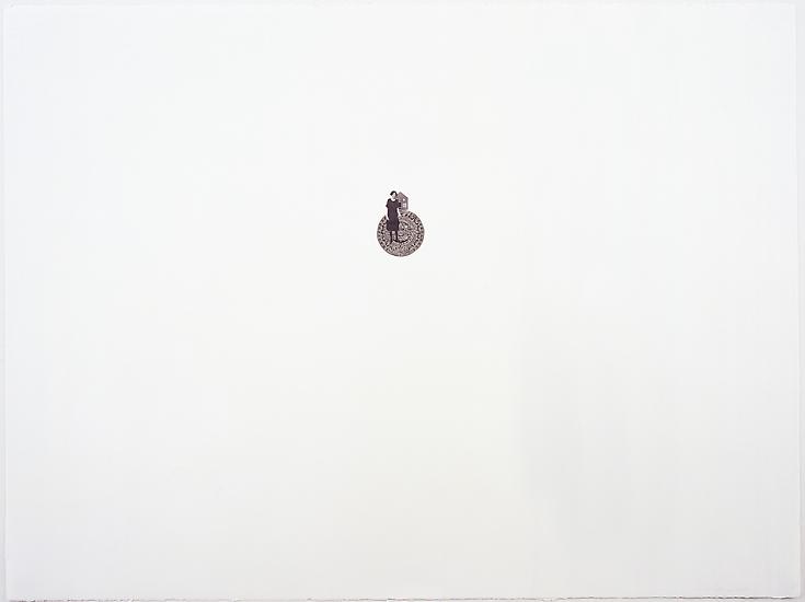 Peggy PREHEIM Cut the knife 2009 pencil and bankno...