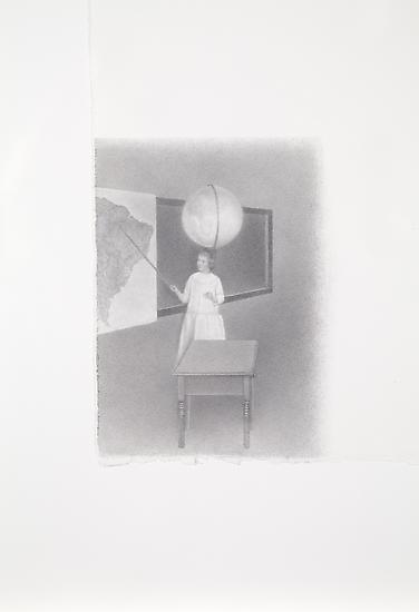 Peggy PREHEIM The Astronomer 2010 pencil on paper...