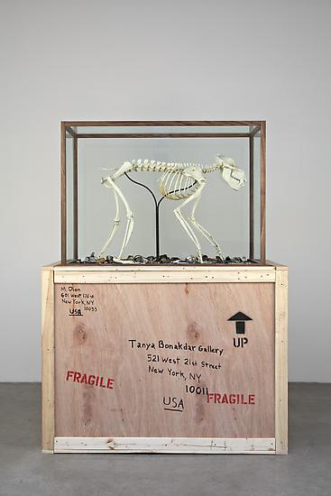 Mark DION Mandrillus Sphinx 2012 wood, glass, plas...
