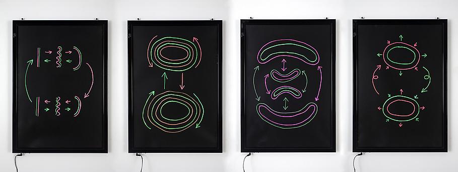 Jack Strange For Example 2012 LED flashing writing...