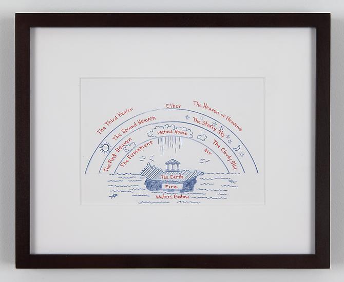 Mark DION Cosmology 2012 colored pencil on paper 5...