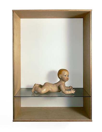 Haim Steinbach Untitled (baby) 2004 wood, plastic...
