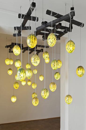 Never Give Up The Fruit, 2012 hand blown glass, el...