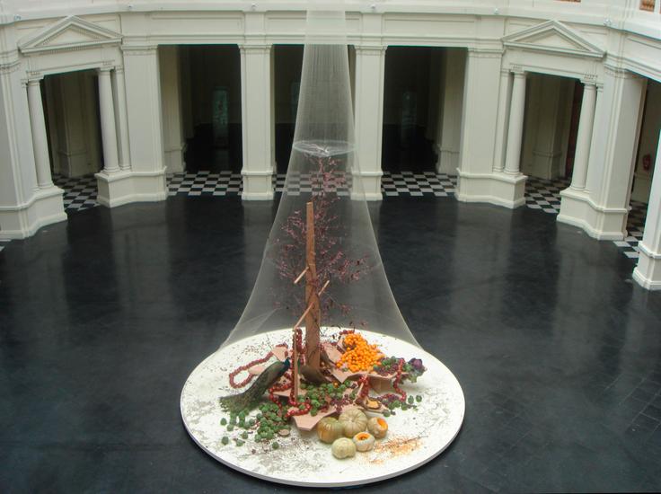 Laura Lima Phaesants with Food 2005/2006 Wood, fis...