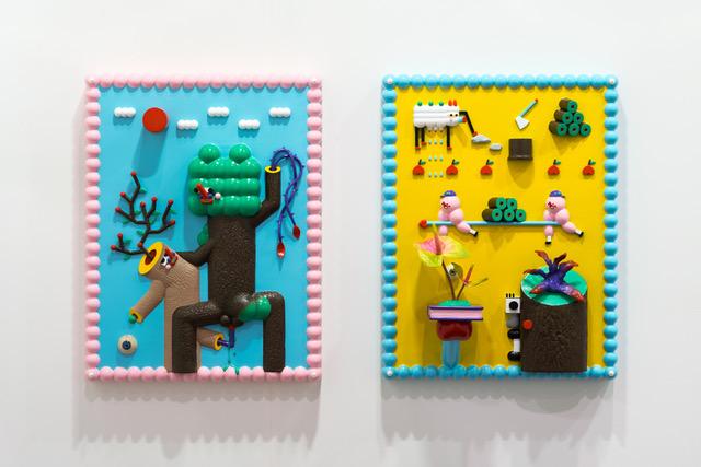 Left: Wong Ping, Tree found erotic photos of...