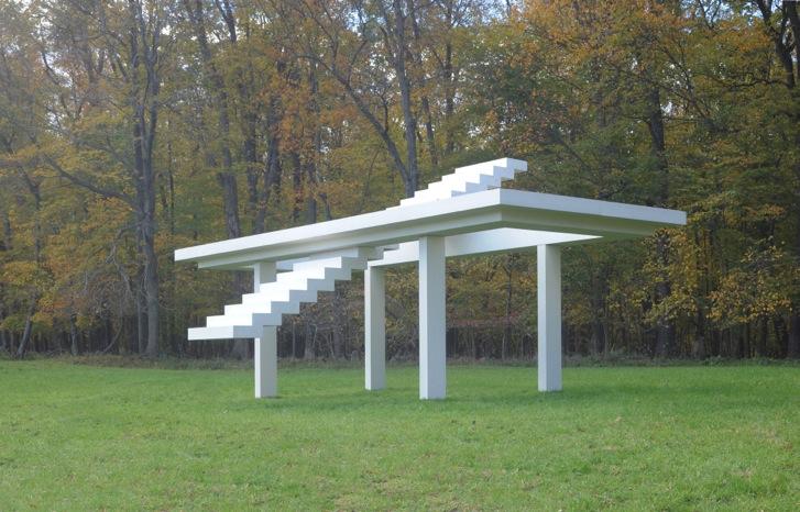 Sabine Hornig Entrance with Floating Stairs 2010 r...