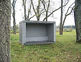 Sabine Hornig Haltestelle 2003 handcarved granit,...