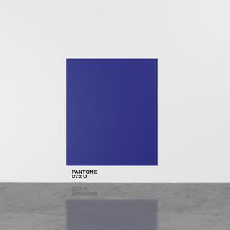 Haim STEINBACH pantone072U 2016 Vinyl text, acryli...