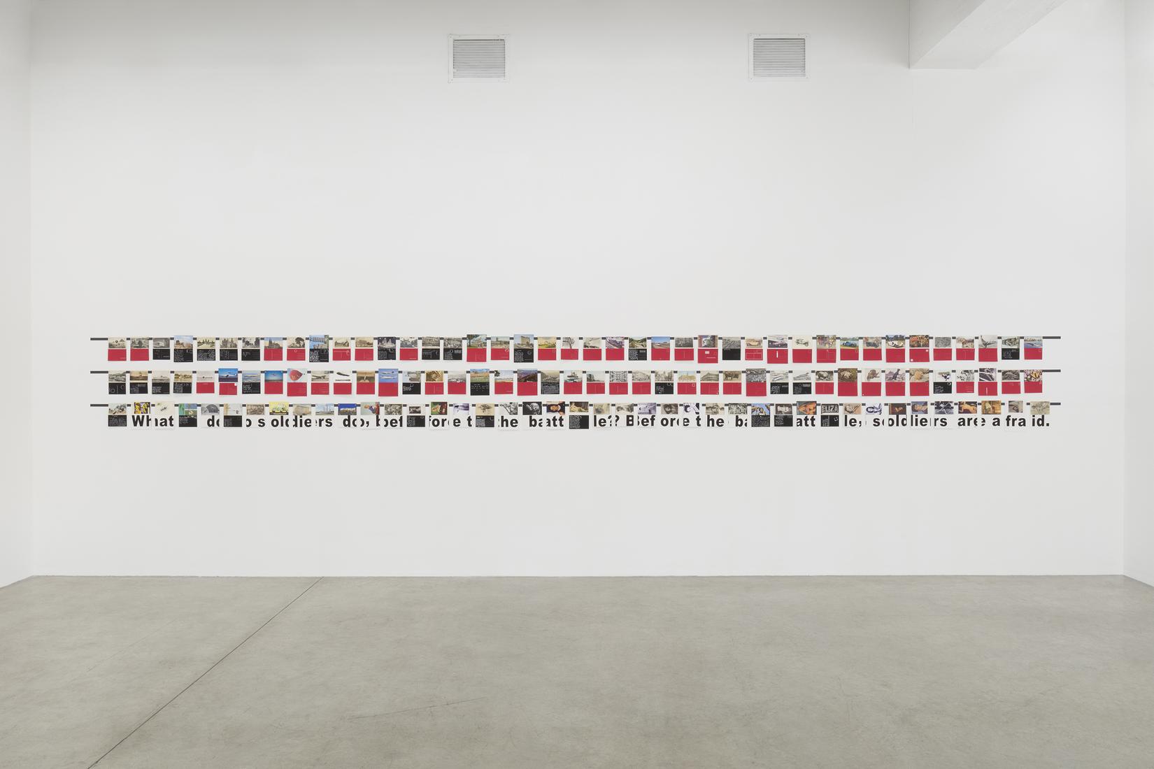 This is an installation image of Rivane Neuenschwa...
