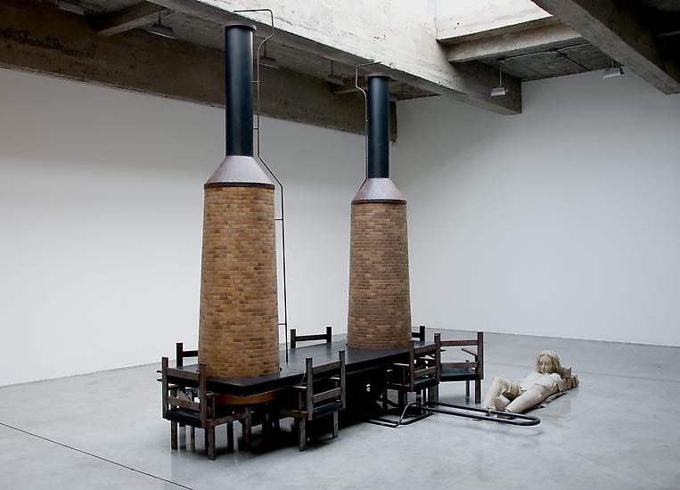 Mark Manders Room with Chair and Factory 2003-2008...