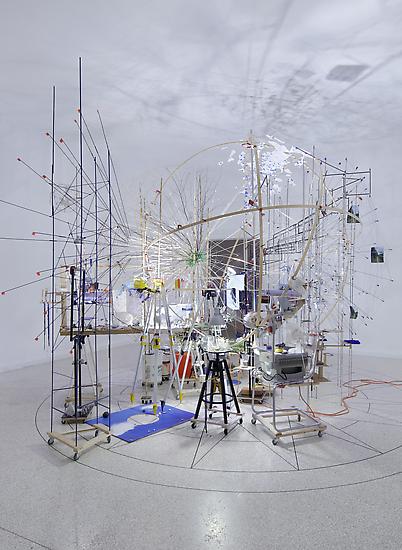 Sarah Sze Triple Point (Planetarium) 2013 Wood, st...