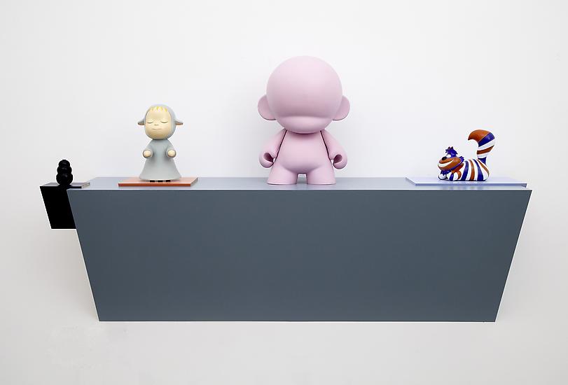 Haim Steinbach oxygen 2011 plastic laminated wood...