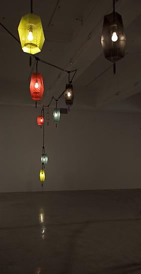 Martin BOYCE Spiralling Tracks Bored Through Mount...