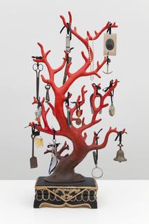 Mark DION Blood Red Coral 2013 resin and assorted...