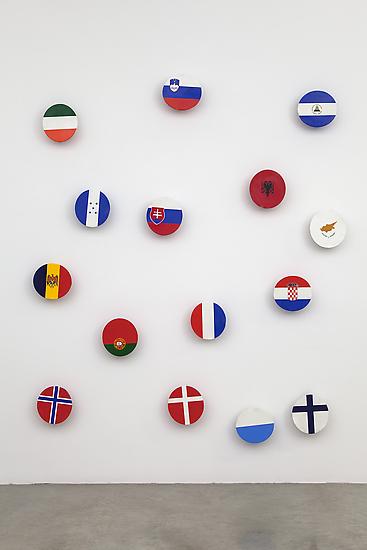 Meschac GABA Souvenir Palace, flag hats 2010 15 po...