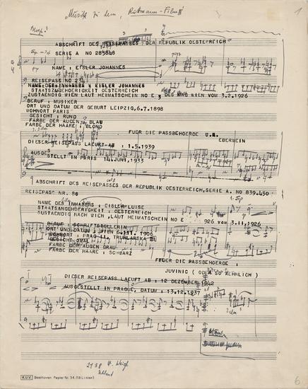 Susan PHILIPSZ Part File Score I 2014 Digital prin...