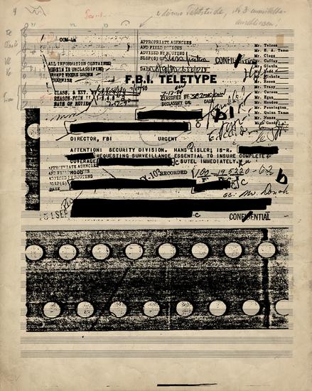 Susan PHILIPSZ Part File Score III 2014 Digital pr...