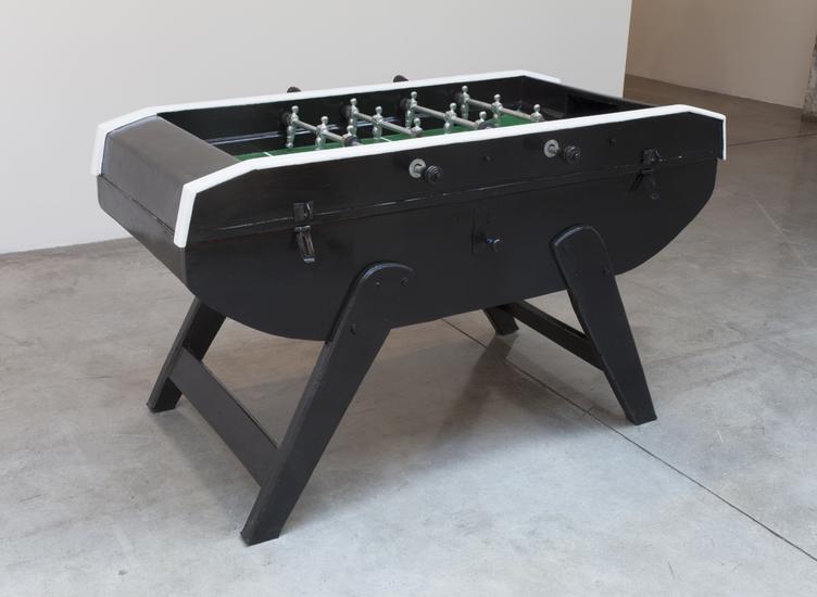 Meschac GABA Unity 2014 foosball table; oil paint,...