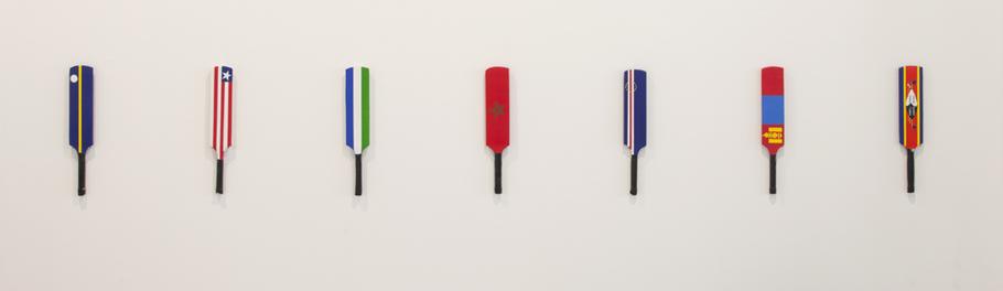 Meschac GABA Souvenir Palace: Cricket bats 2014 7...