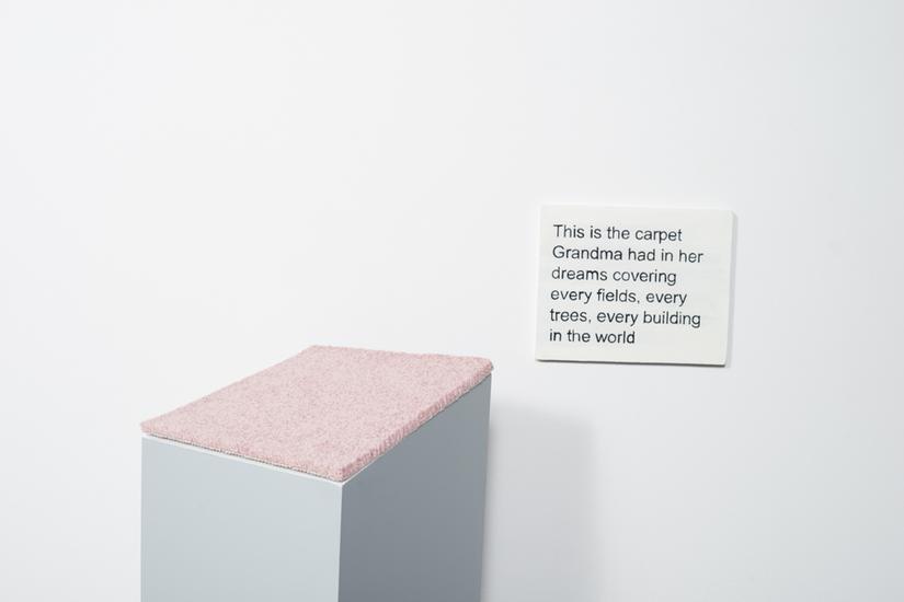Laure Prouvost This is the carpet Grandma had in h...