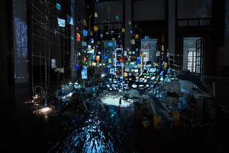 Sarah SZE Centrifuge 2017 Mixed media, mirrors, wo...