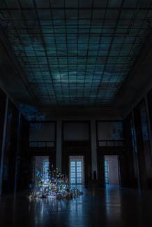 Sarah SZE Centrifuge 2017 Mixed media, mirrors, wo...