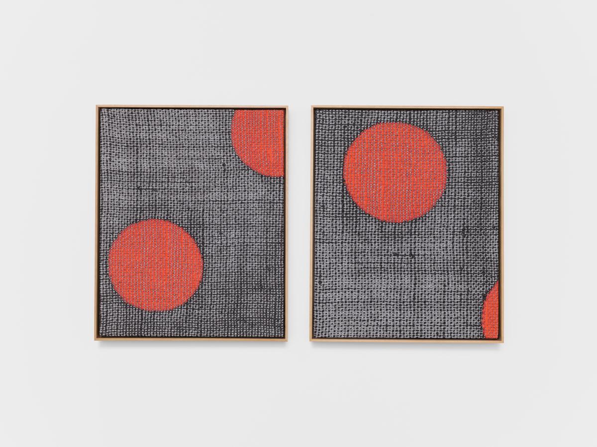 Lisa Oppenheim Jacquard Weave (Polka Dots) 2017 Ja...