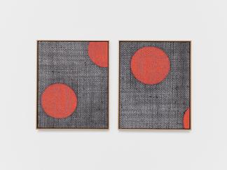 Lisa Oppenheim Jacquard Weave (Polka Dots) 2017 Ja...