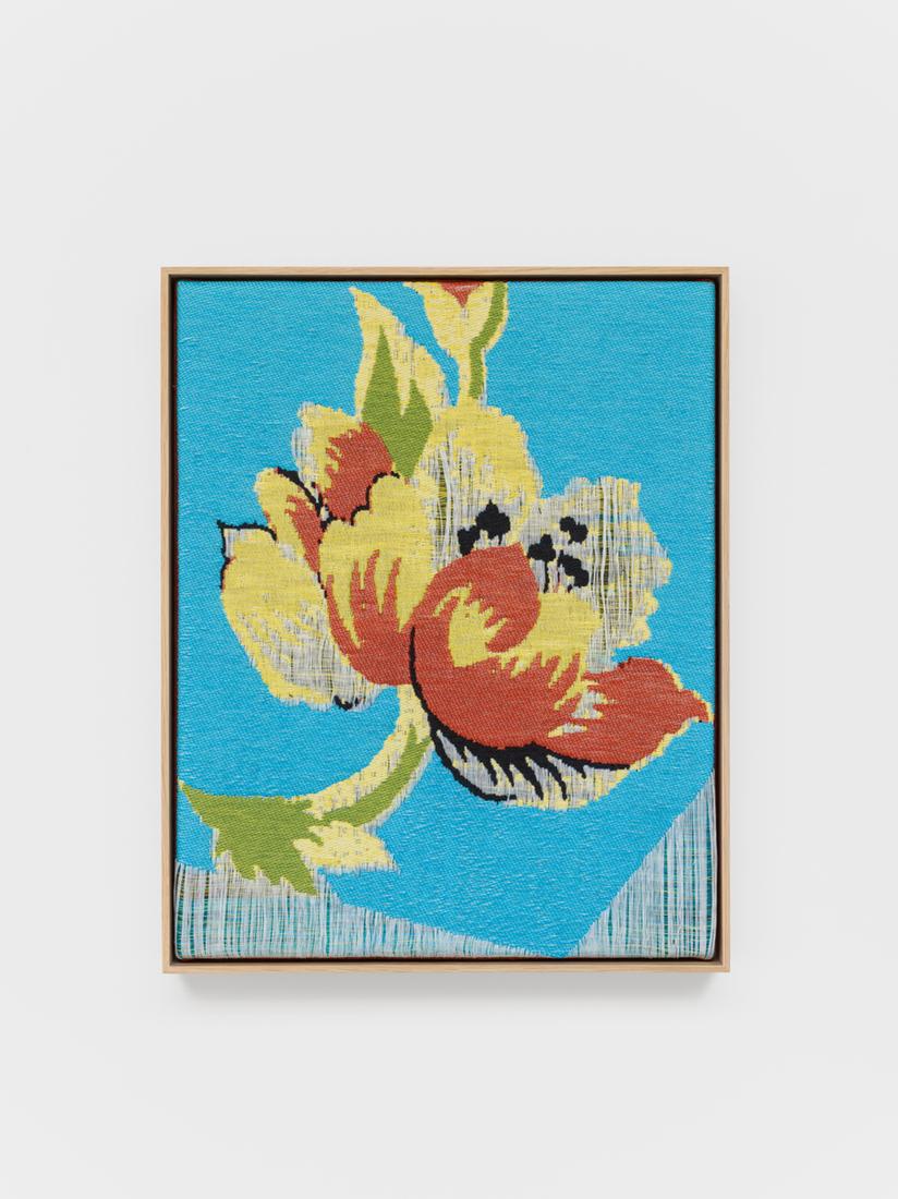 Lisa Oppenheim Jacquard Weave (Flower) 2017 Jacqua...