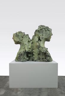 Mark MANDERS Two Immovable Heads 2015-16 Patinated...