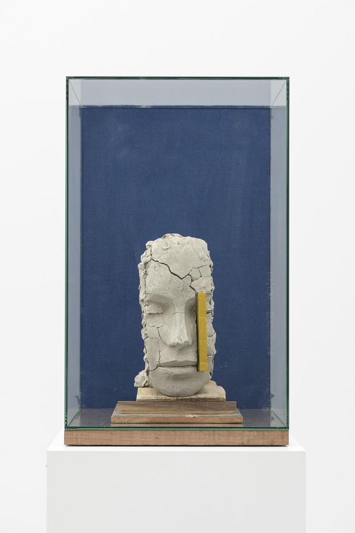 Mark MANDERS Composition with Yellow and Blue 2014...