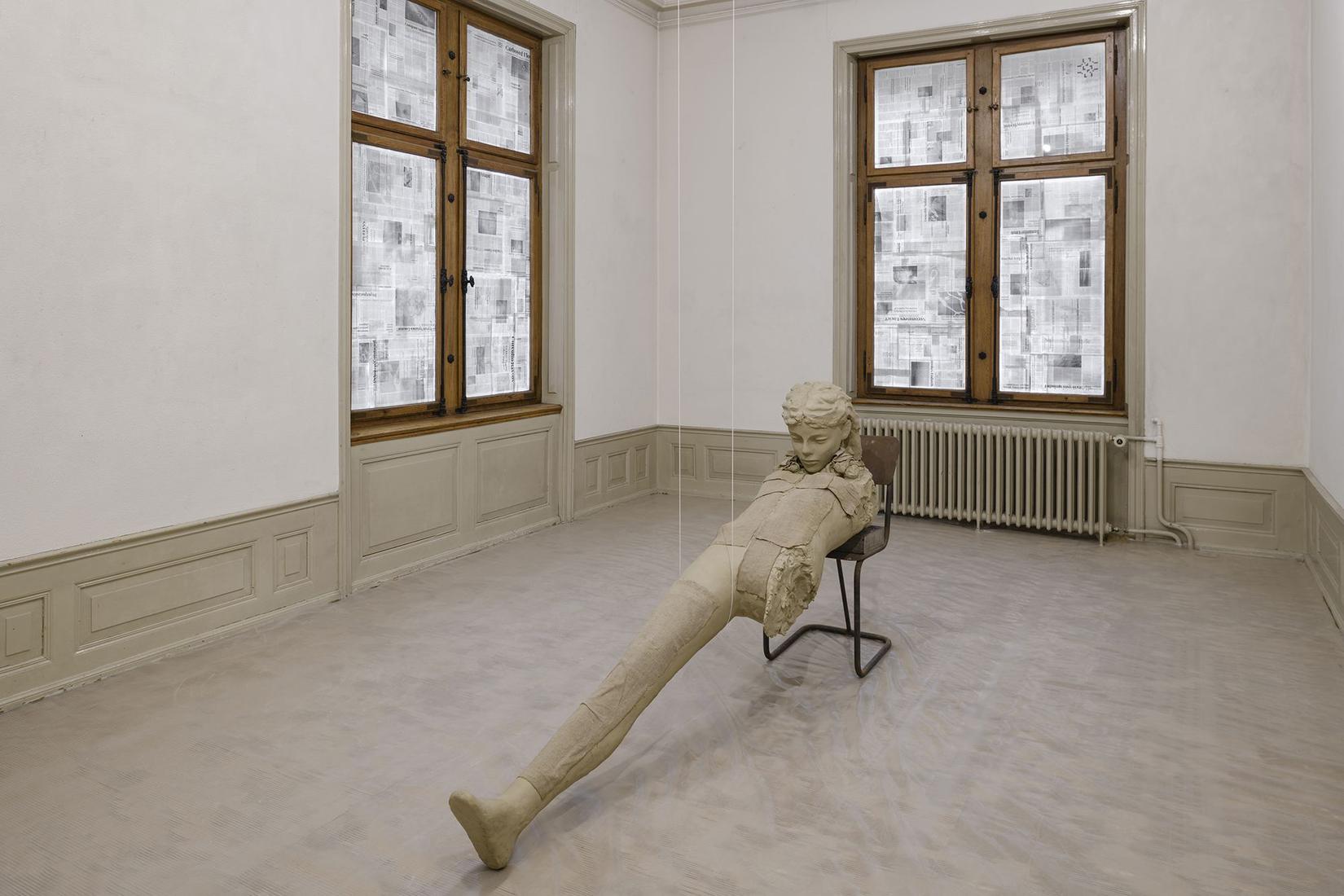 Mark MANDERS Clay Figure with Thin White Rope 2013...