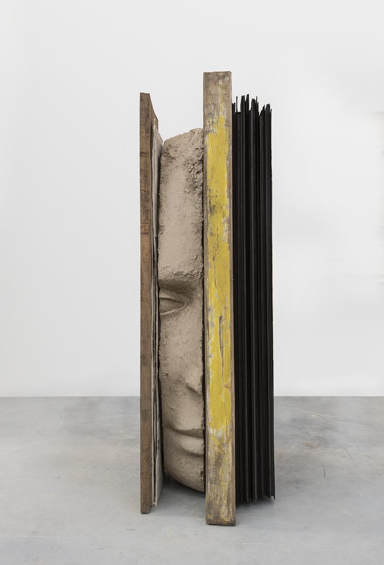 Mark MANDERS Composition with Yellow Vertical 2017...