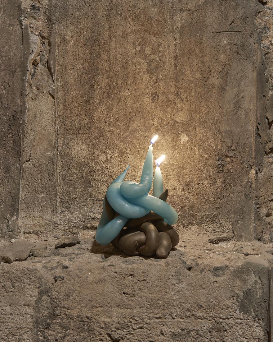 Kelly Akashi Candle Candle Stand 2017 Handmade can...