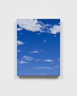 Dana POWELL Moon and clouds 2019 Oil on linen 12 x...