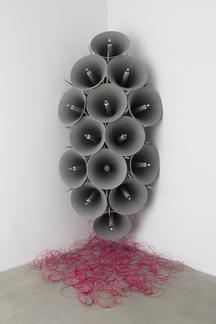 This is an image of Jónsi's sculpture "Í blóma...