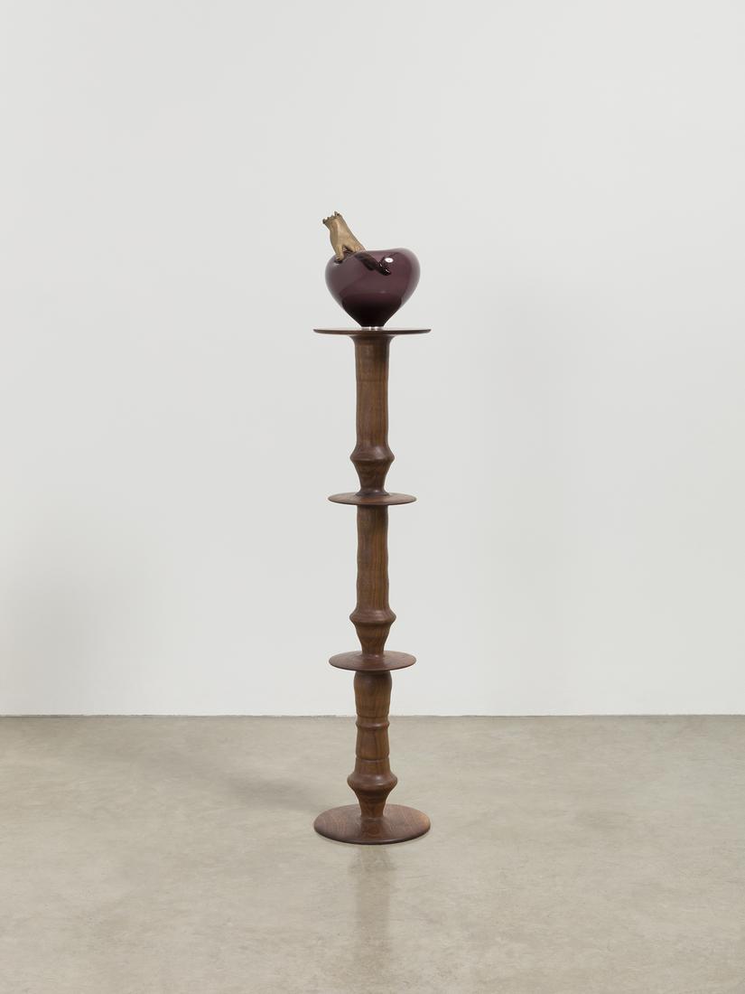 This is an image of Kelly Akashi's sculpture "Symb...