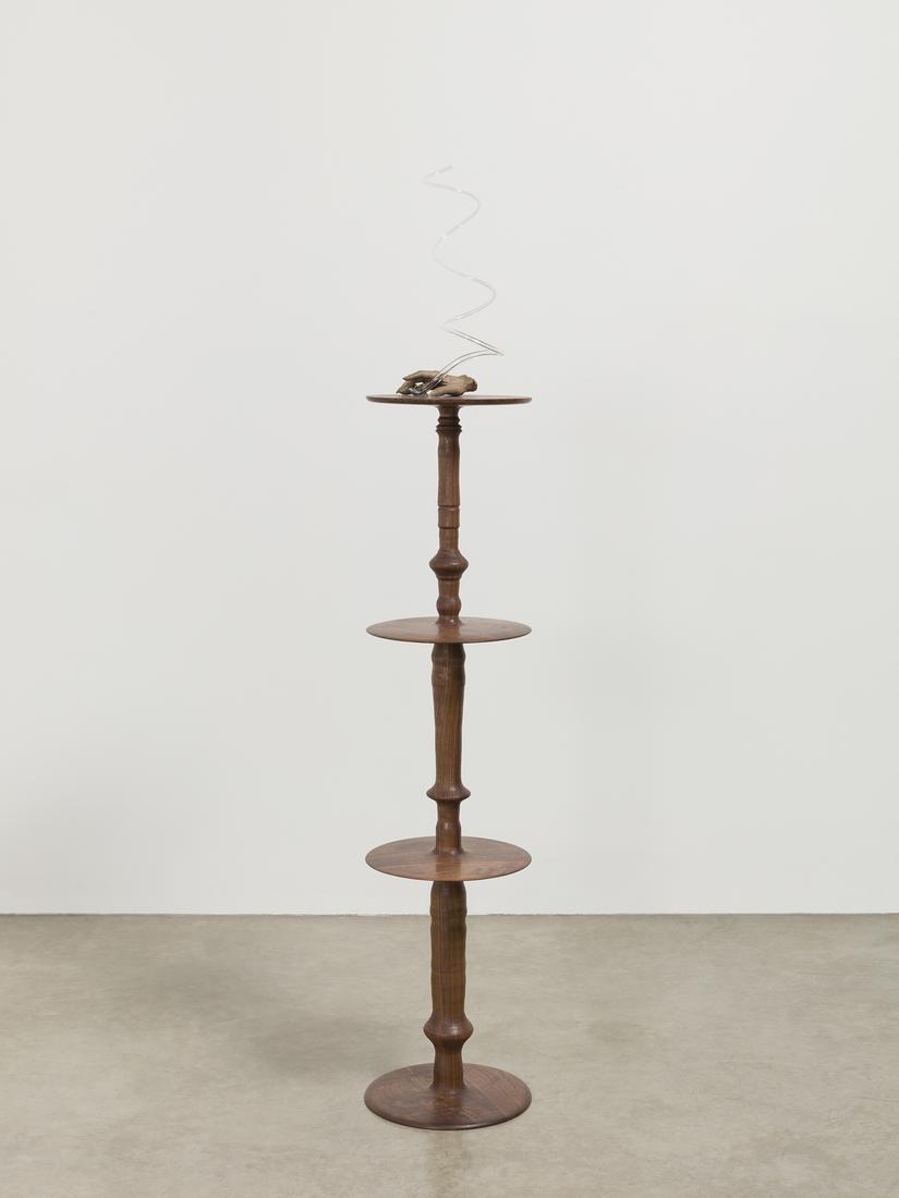 This is an image of Kelly Akashi's sculpture "Wiel...