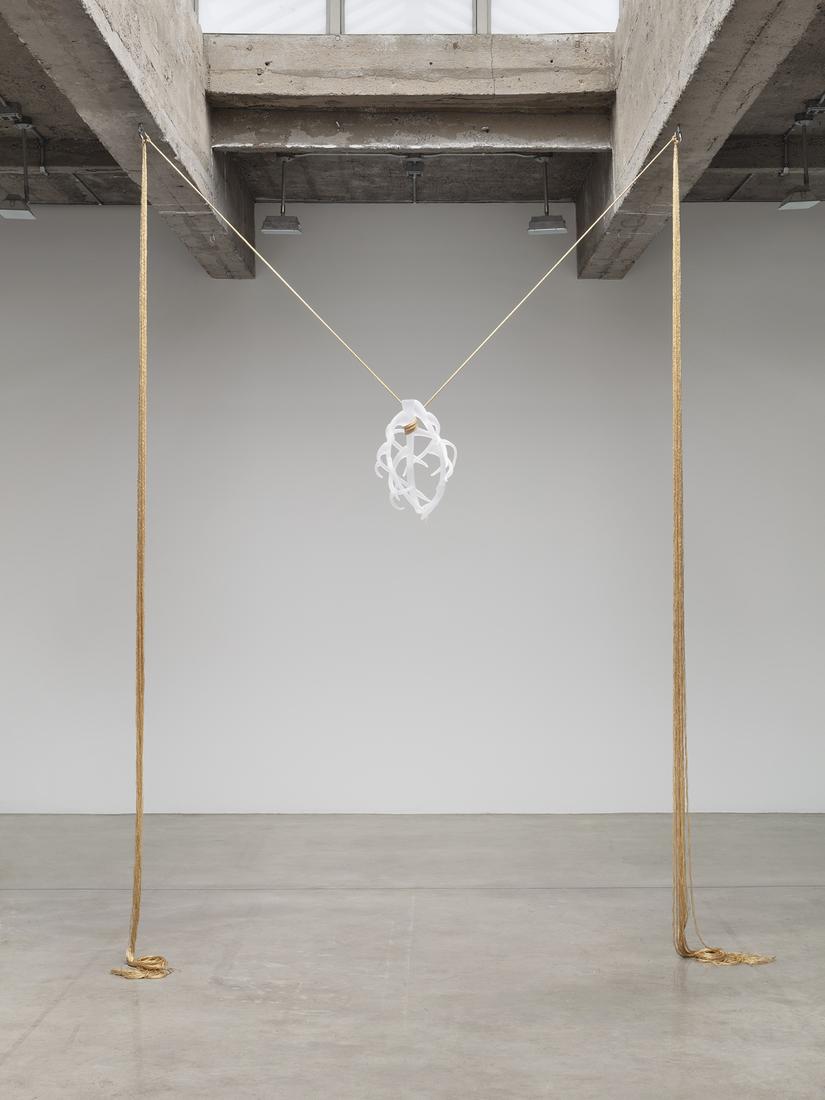This is an image of Kelly Akashi's sculpture "Armo...