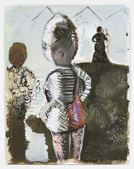 Neal TAIT Pardot 2008 acrylic and tempera on paper...