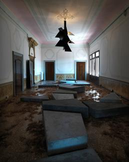 Installation view, Martin Boyce: No Reflections Sc...