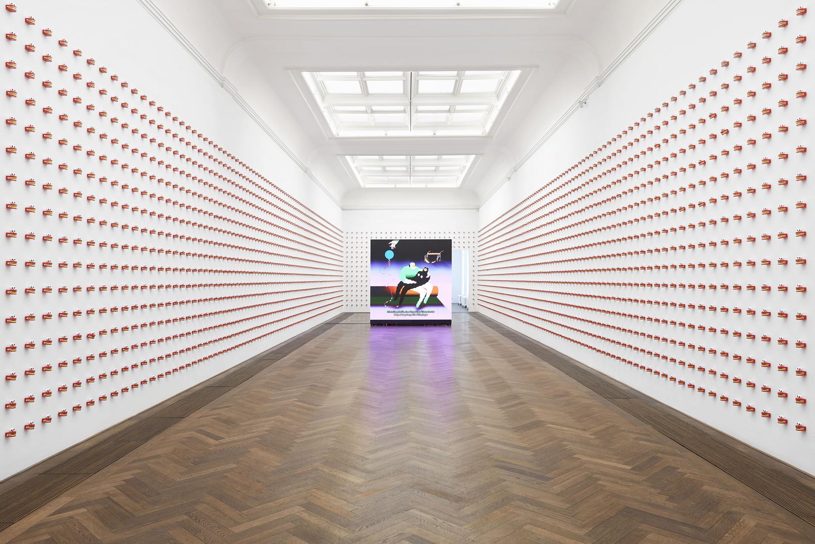 Wong Ping, Installation view, Golden Shower,...